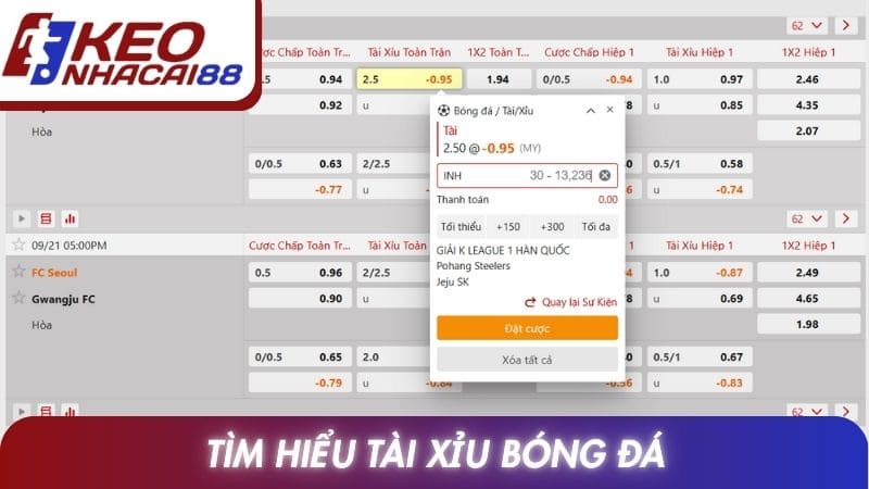 Tìm hiểu Tài xỉu bóng đá là kèo gì