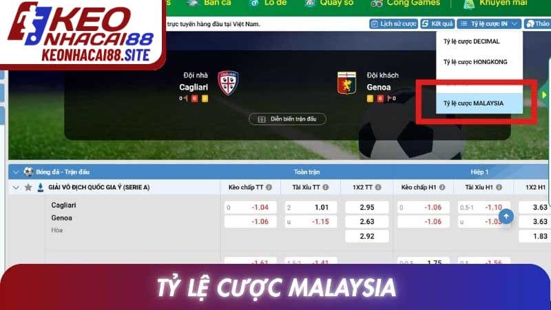 Tỷ Lệ Cược Malaysia: Cách Hiểu Và Phân Tích Chuẩn Xác Nhất